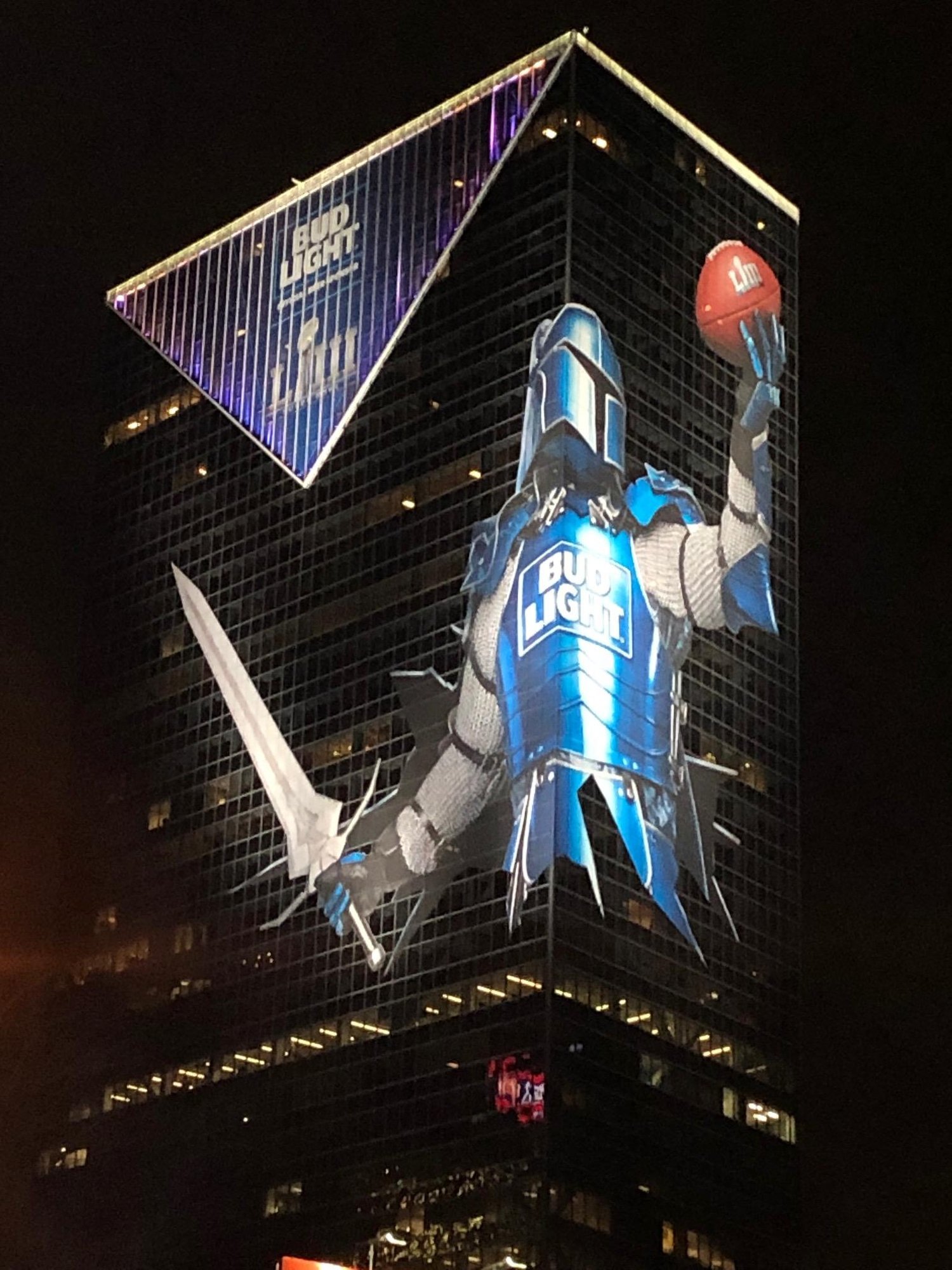 Bud Light Building Wrap